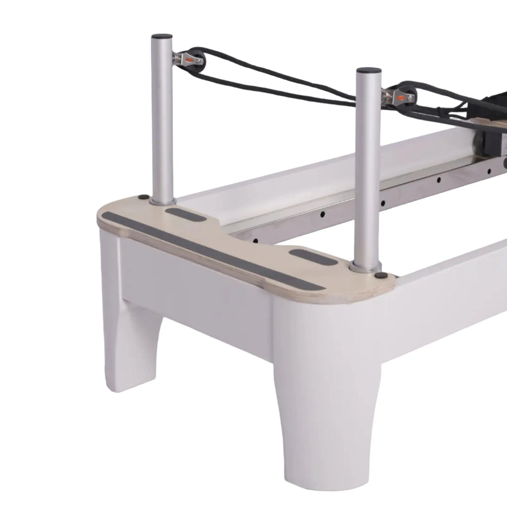 Reformer Pilates Tradition blanc — bois laqué