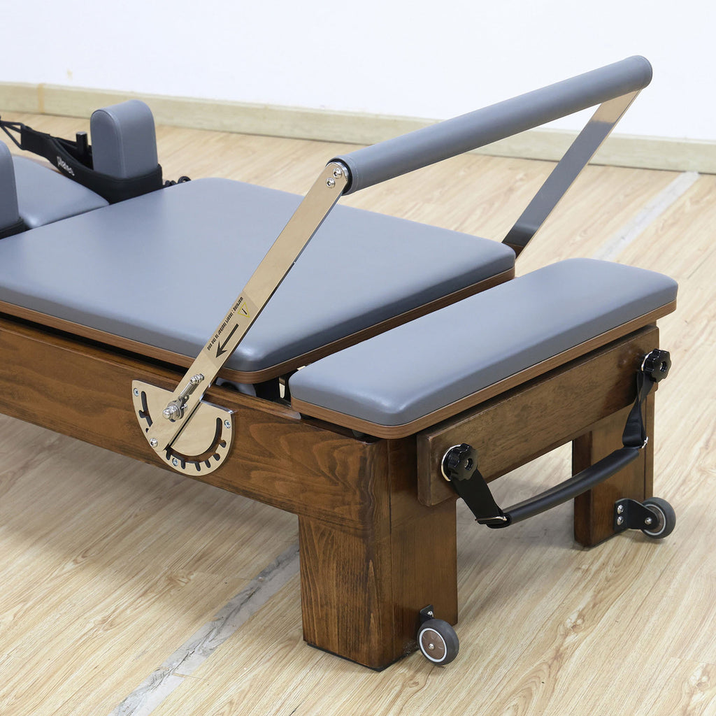 Reformer Pilates Vector Full Guide en chêne noyer