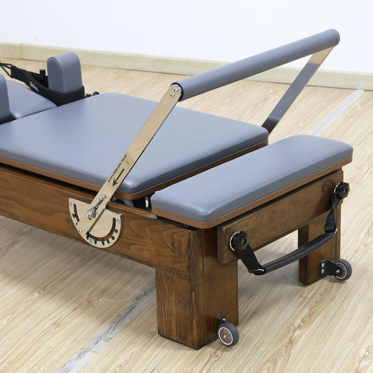 Reformer Pilates Vector Full Guide en chêne noyer