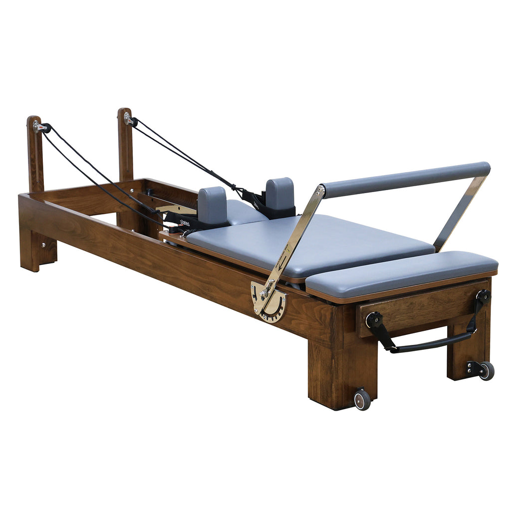 Reformer Pilates Vector Full Guide en chêne noyer