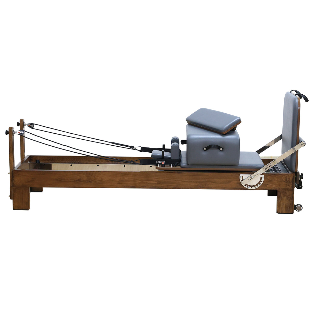 Reformer Pilates Vector Full Guide en chêne noyer