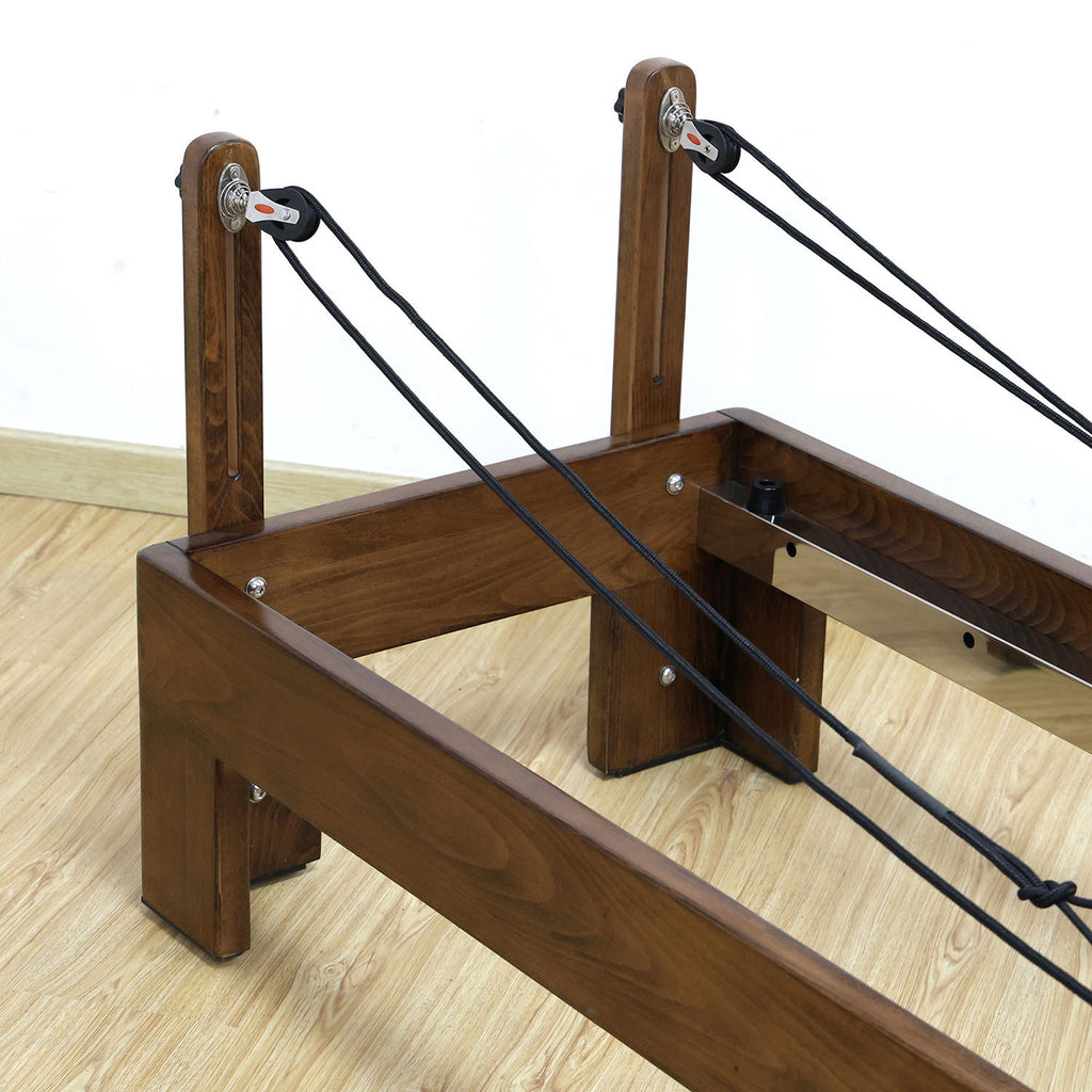 Reformer Pilates Vector Full Guide en chêne noyer