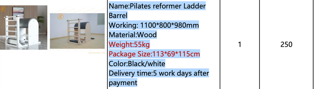 Ladder Barrel Pilates Héritage