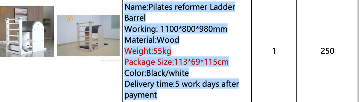 Ladder Barrel Pilates Héritage