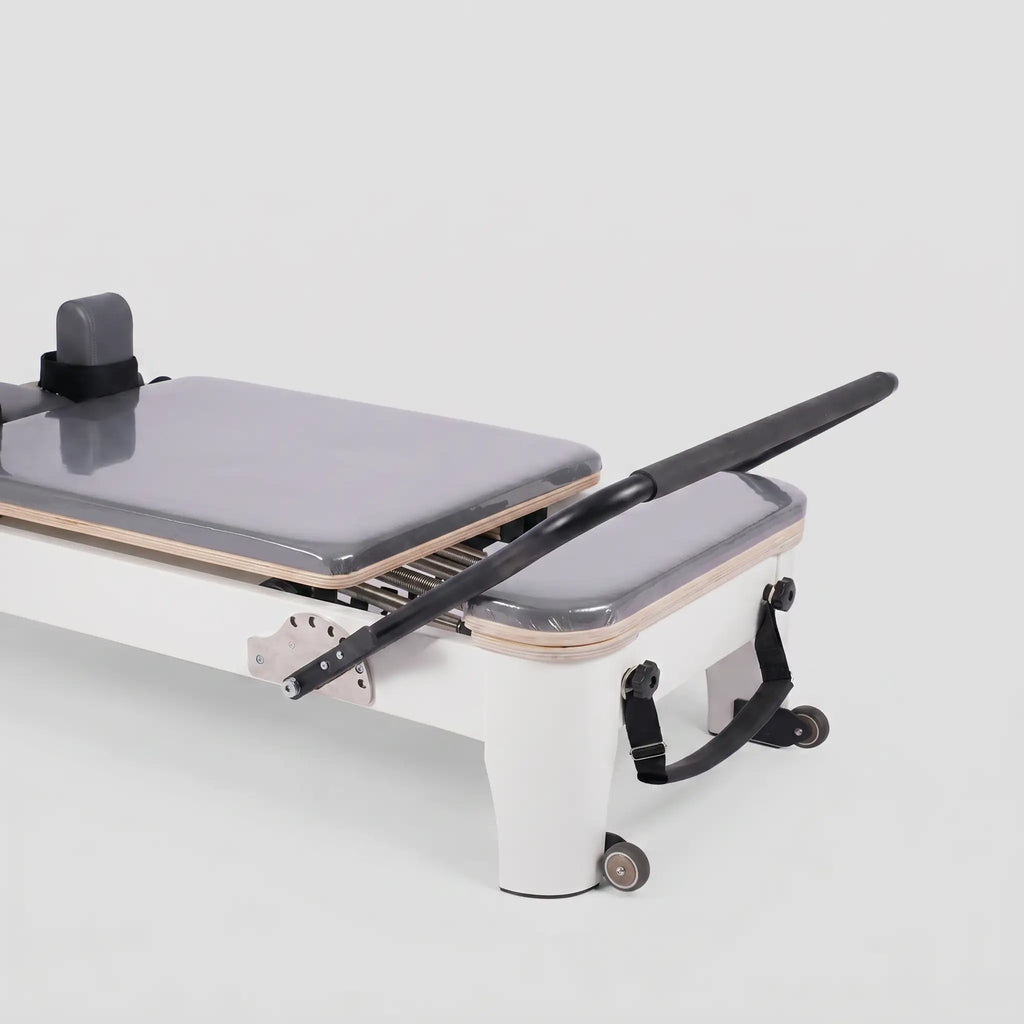 Reformer Pilates Tradition blanc — bois laqué