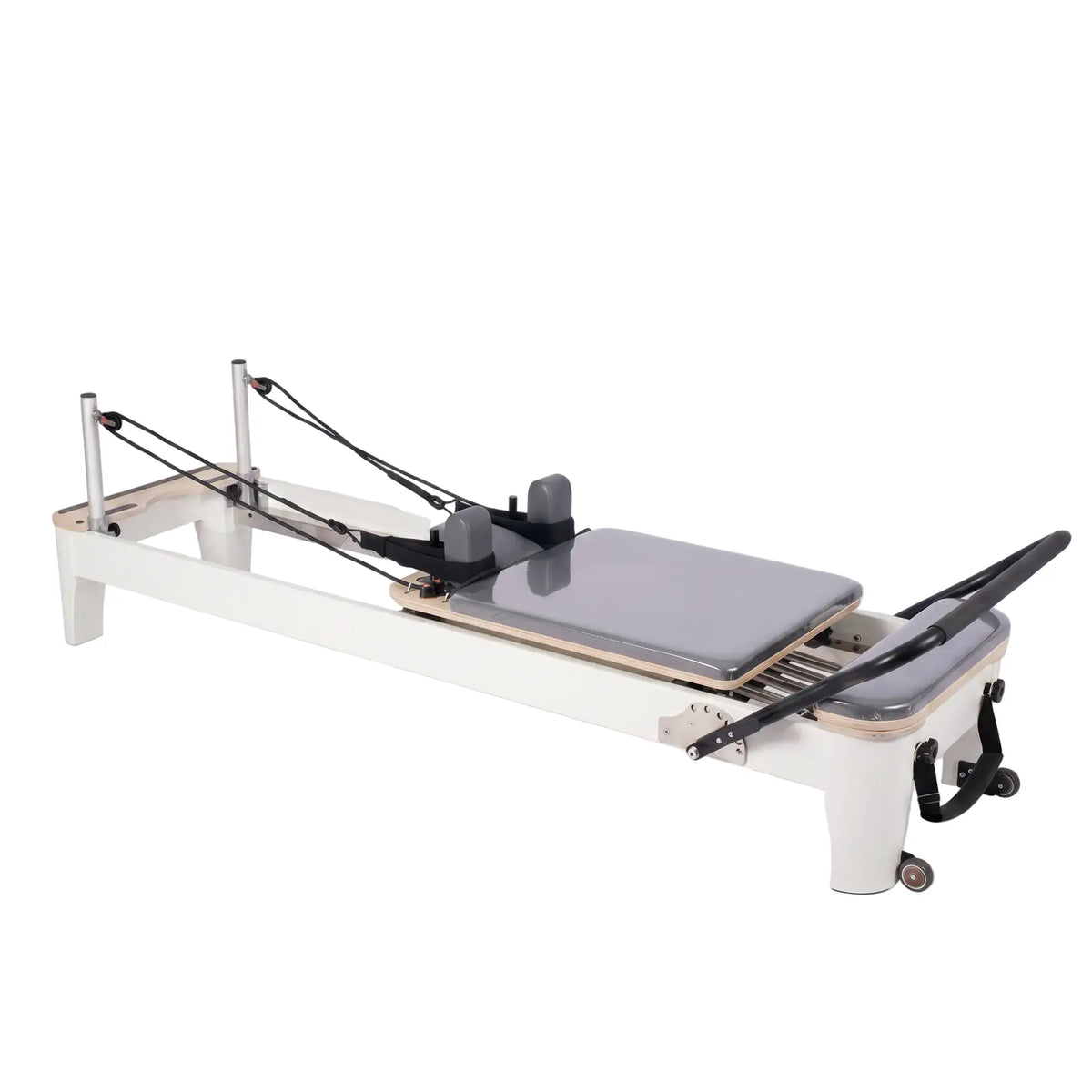 Reformer Pilates Tradition blanc — bois laqué