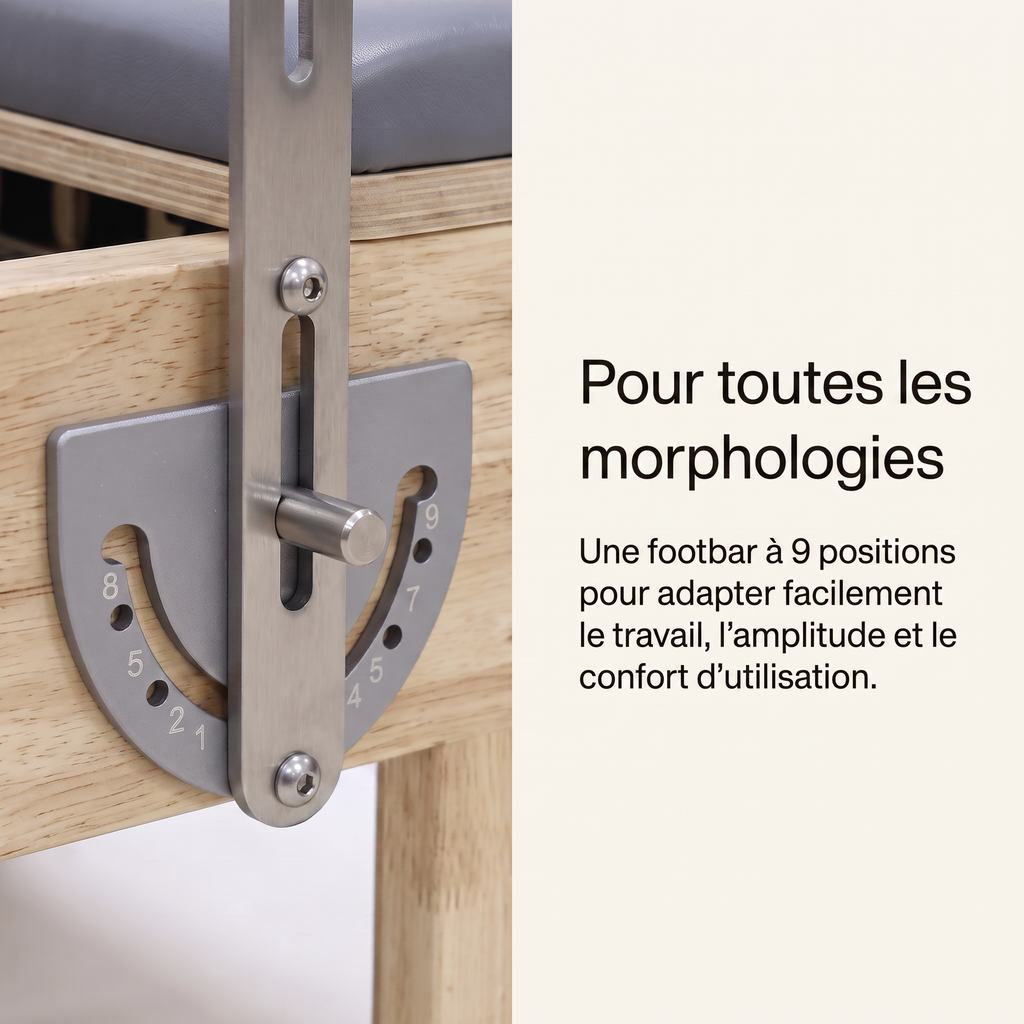Reformer Pilates Tradition en chêne