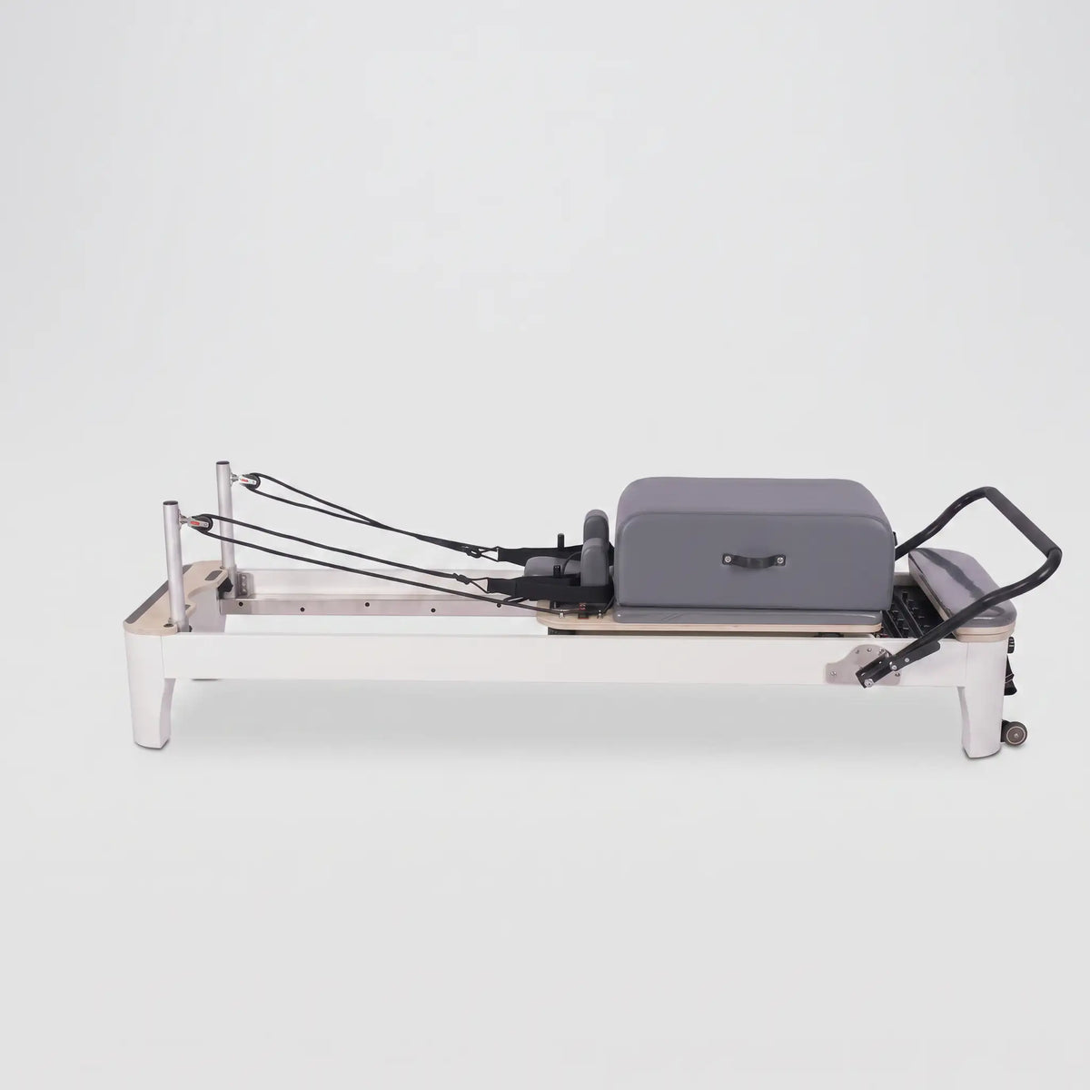 Reformer Pilates Tradition blanc — bois laqué